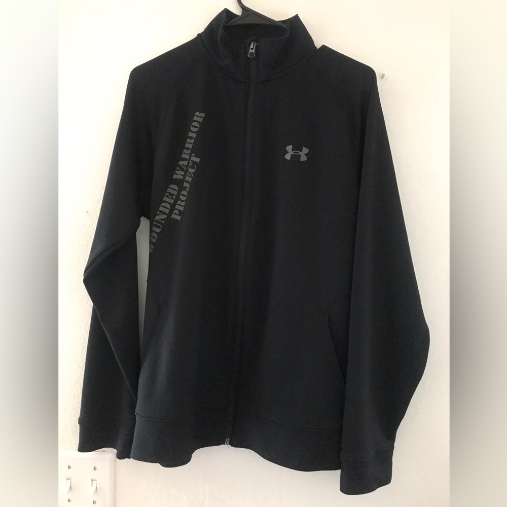Under Armour Wounded Warrior Fleece Hoodie Jacket Black Small